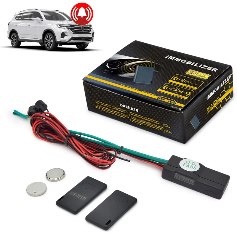 Système d'immobilisation de voiture avec verrouillage/déverrouillage automatique du moteur - نظام منع تشغيل السيارة